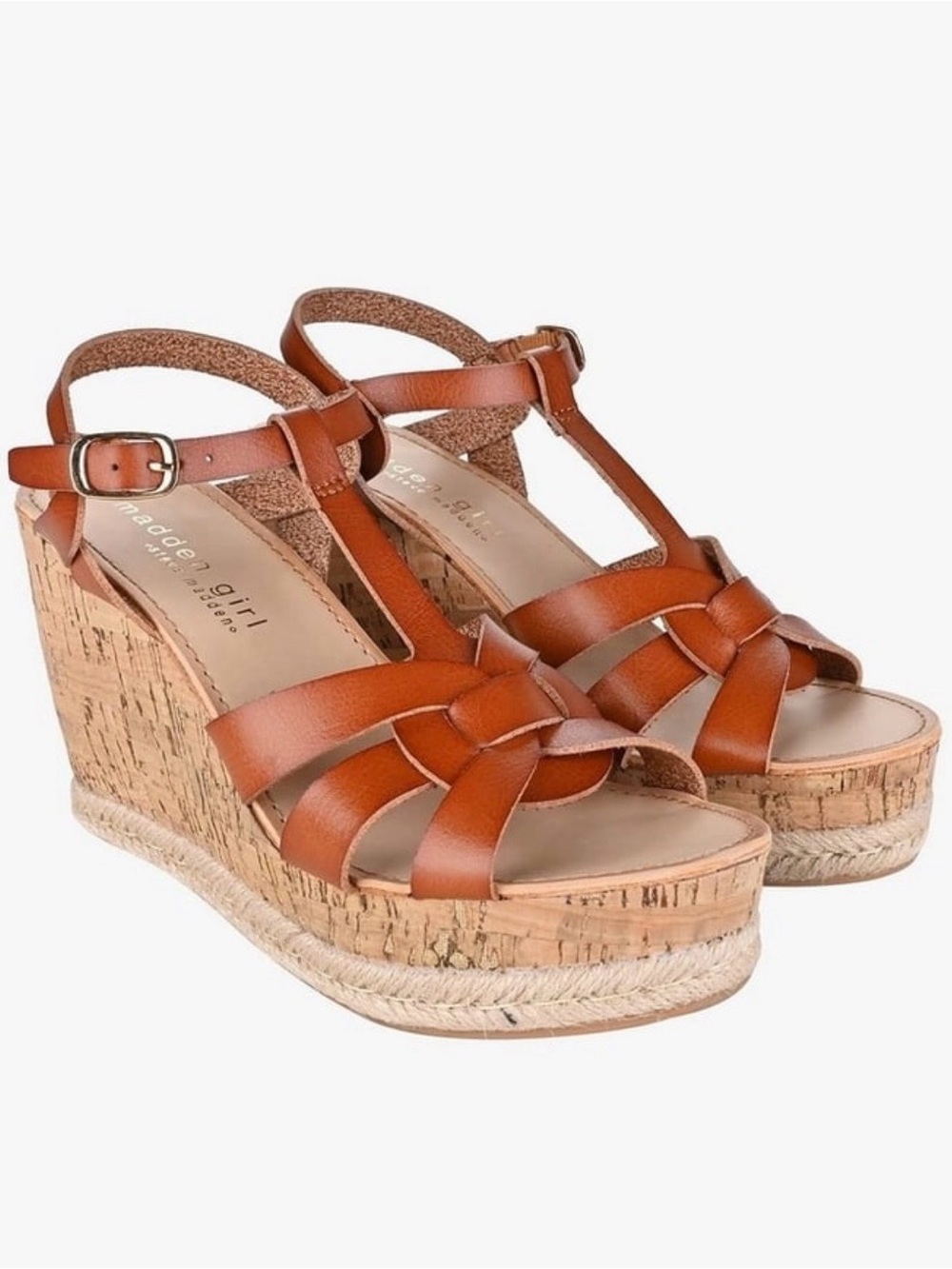 💥New In Box💥 Madden Girl Wedge Sandal 4” Heel Size 10